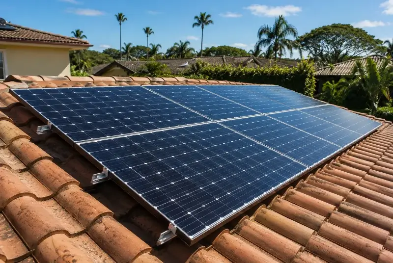 Installation de panneaux solaires à Charly